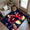Soccer Player Action Floor Rug Office Rug Suitable for Kitchen Hallway Foyer Outdoor Antislip Carpet Decorate Offices Wedding Party Gift