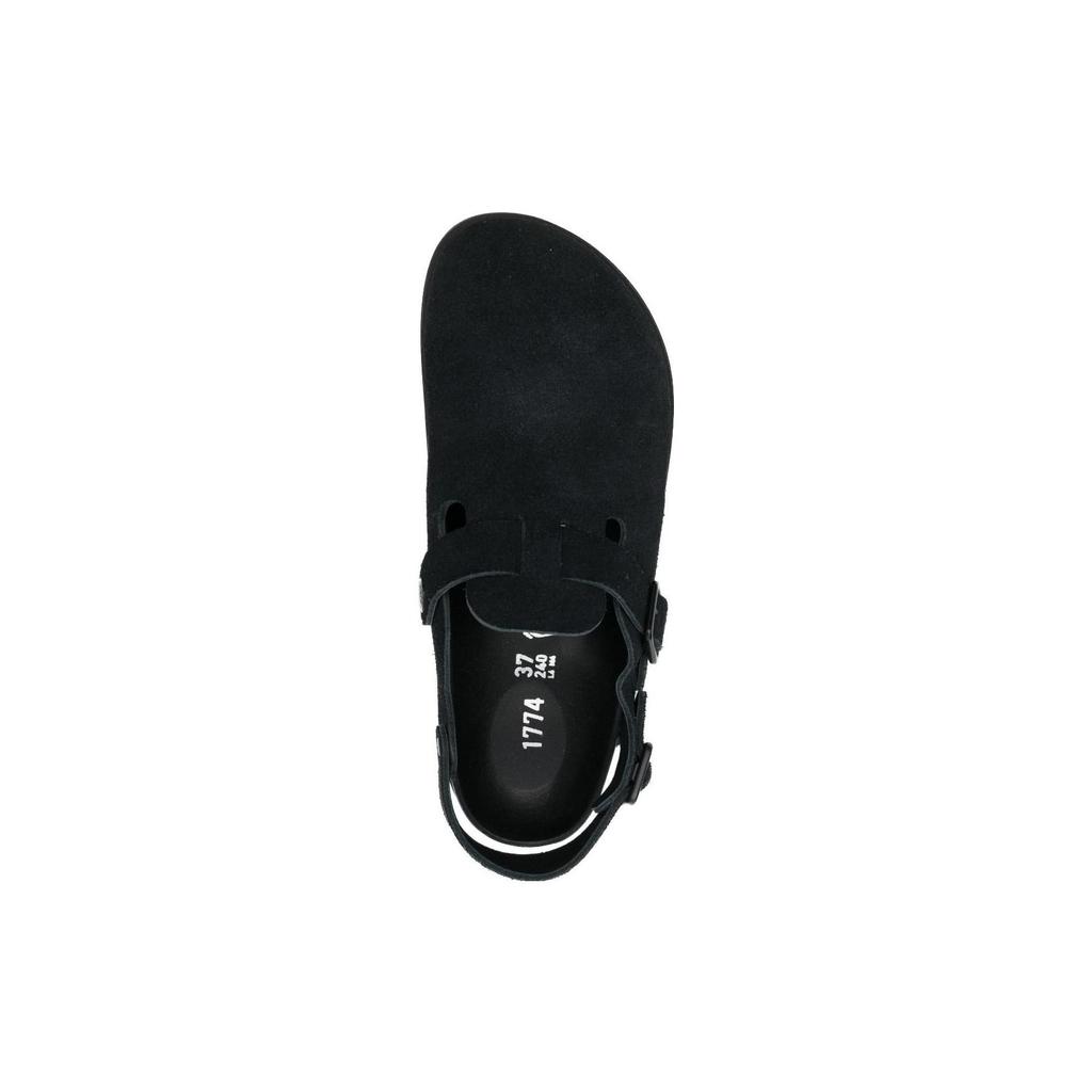Birkenstock Модные замшевые шлепанцы Женские сандалии Черные 1025944