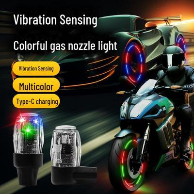 Декоративный цветной колпачок датчика света для колесных шин для автомобилей, велосипедов и мотоциклов