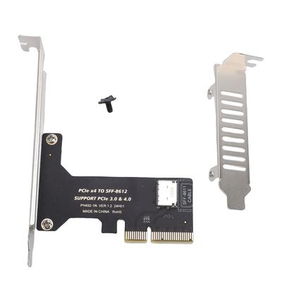 Карта PCIe4.0 X4 к Oculink U.2 SSD 64bps PCIe X4 к SFF8611 8612 Карта расширения Oculink с кронштейном 80 мм 120 мм