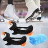 1 Pair Skate Covers Ice Blade with Towel Protector for Hockey Skates,