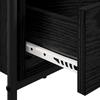 Coffee Table Black Oak Look 99.5 x 49 x 46 cm Engineered Wood