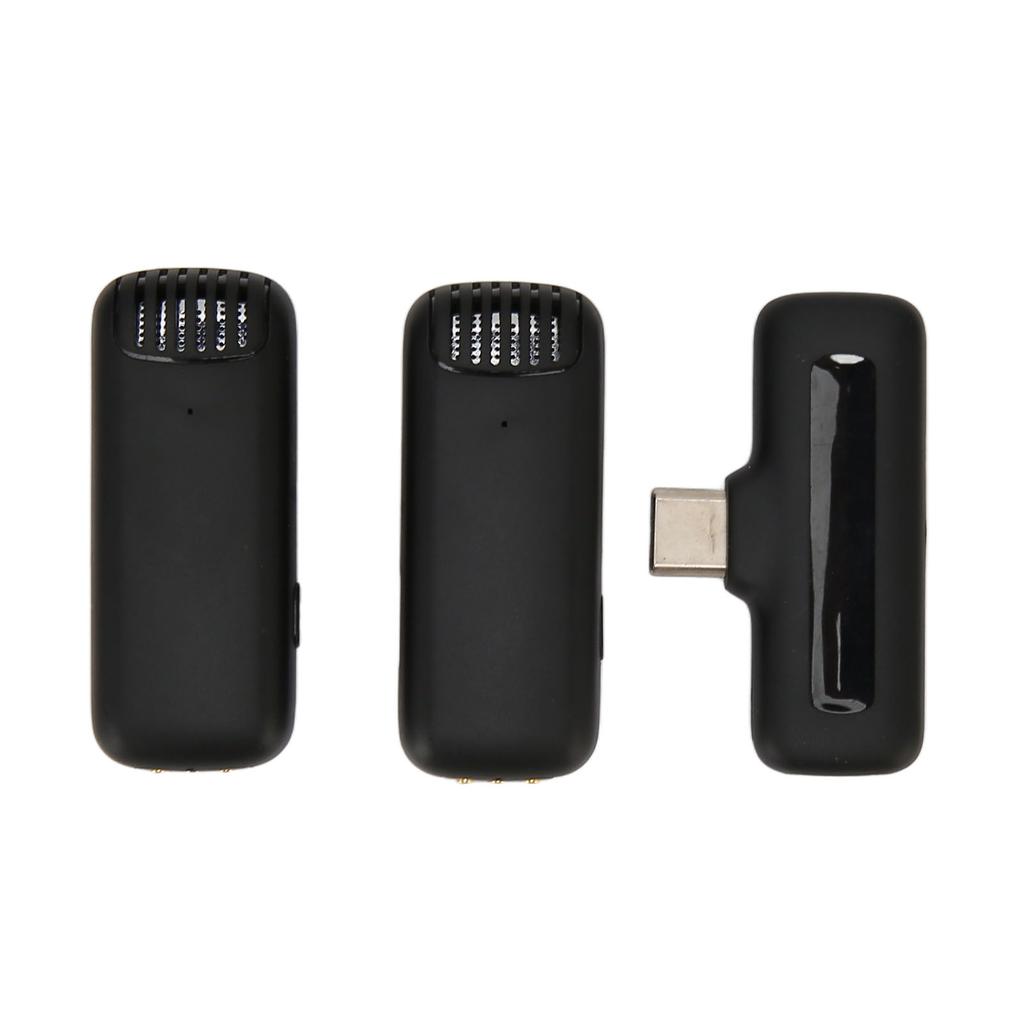 Беспроводной петличный микрофон 1 из 2, мини-шумоподавление, клипса для интервью