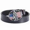 Социальный Молодежный Мужской Модный Ремень Из Коровьей Кожи Цельный Двухслойный Кожаный Индивидуальный Популярный Модный Флаговый Ремень Аксессуары Ремень