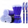 12pcs/set 0.38mm Erasable Pen Set Blue Black Erasable Ink Refill Rod Writing Gel Pens Magic Washable Handle School Office Stationery