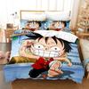 Bedding Three-Piece Set 3D Digital Printing Cartoon Polyester Abrasive Quilt Cover