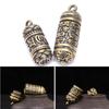 Keychains Brass Buddha Guanyin Hanging Pill Box Medicine Case Container Bottle