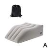 Portable Inflatable Elevation Wedge Leg Foot Pillow Folding Air Pillow Cushion Travel Office Home Leg Up Relaxing Feet Rest Pad