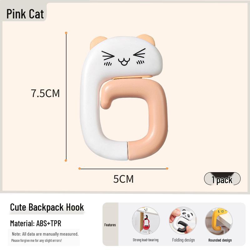 Detachable Portable Backpack Hook for Student Desks