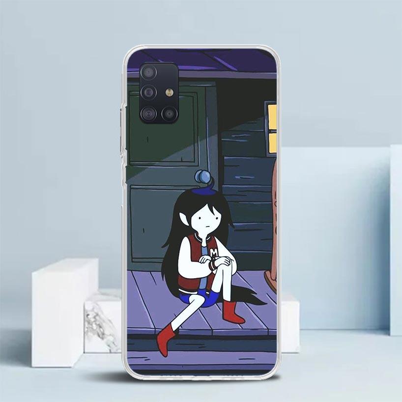 Adventure Marceline Jujuba Soft Cover for Samsung Galaxy A12 A22 A32 A52 A72 A02S Phone Case Note 20 Ultra 10 S10 Plus A51 A71 A