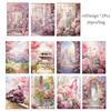 6 Style 30 Sheets/Pack Lightweight Landscape Prints Vintage Paper Delights DIY Dairy Note Book