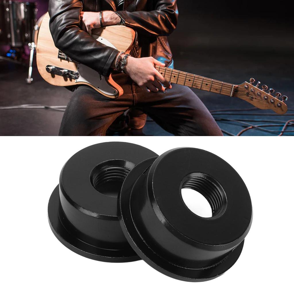2PCS TL Electric Guitar Cover Round Metal Electrosocket Plate with Mounting Screws