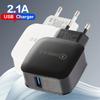 Быстрая зарядка USB-вилка QC3.0 18 Вт - Спецификация EU/US