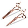 6 Inch Top Grade Rose Gold Hair Scissors Super 440C Professional Hairdressing Scissors Cut Hair Shear Hair Stylish Tools Hair Salon