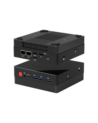 Мини-ПК YCTipc Ryzen 7 5800H LAN 8 ГБ 256 ГБ NVMe Мини-ПК до WiFi Bluetooth Двойной HDMI x Выход 4K 60 Гц [Двойные порты] DDR4, SSD, 8C/16T, 4,4 ГГц, 6,