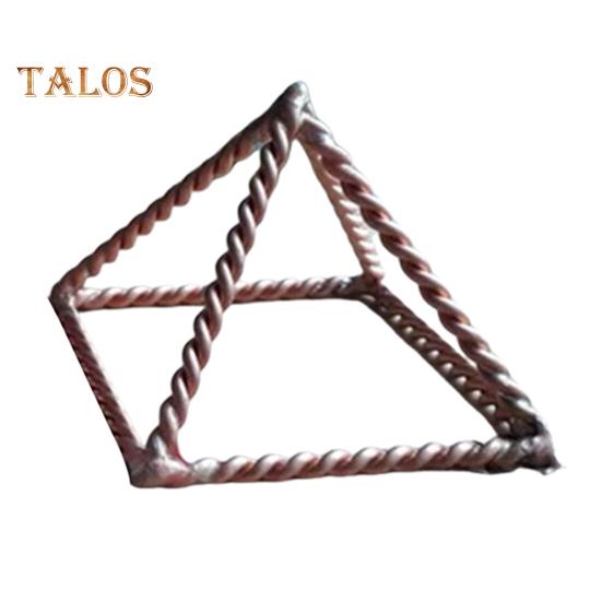 Металлическая проволока Энергетическая Пирамида Украшение Куб Силы 188 МГц Тензор Стиль Пирамида Способствует Здоровью Улучшает Поля Пространство Очищающая Исцеляющая Пирамида