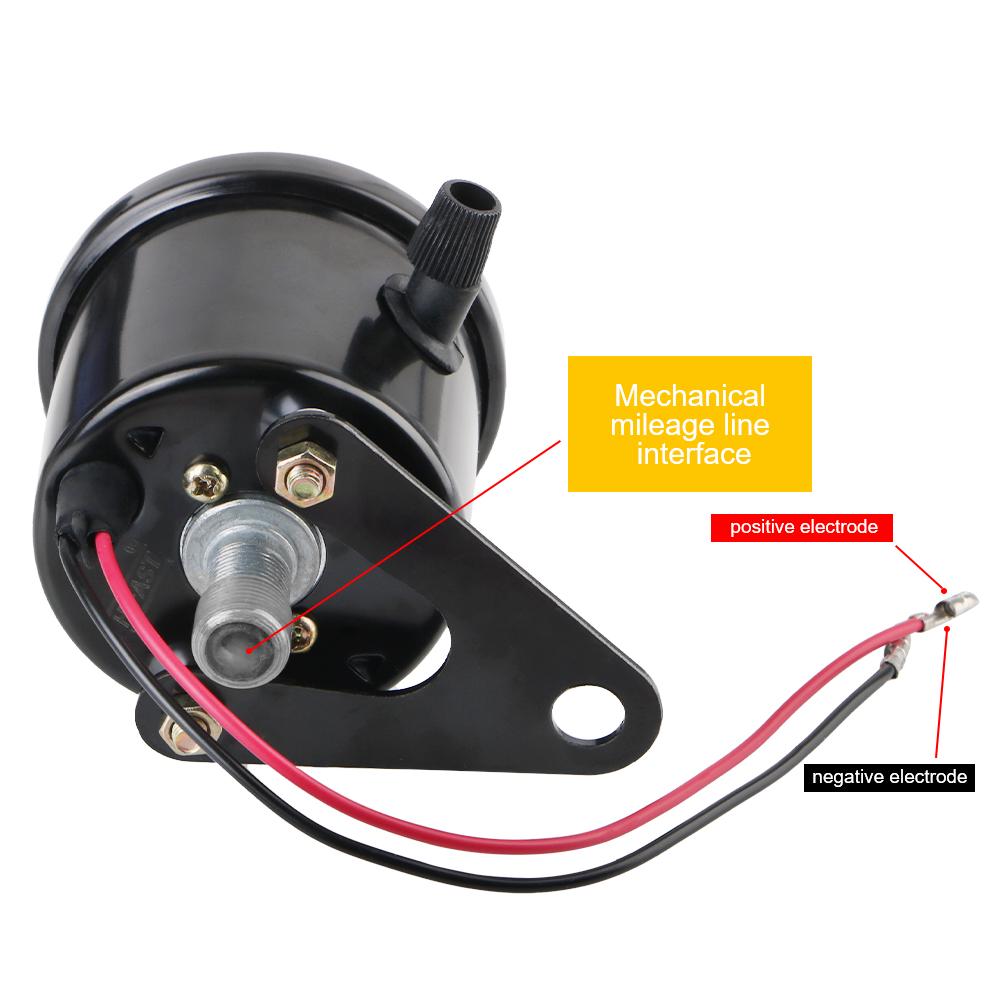 Тахометр Мото Запчасти Модифицированный Одометр Аксессуар для Мотоцикла Машины Универсальный Автомобильный Датчик со Светодиодной Подсветкой Ретро Мотоциклетная Панель Приборов