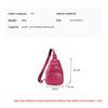Chest Bag Female Sports Multifunctional Small Backpack Casual Simple Lightweight Retro Male Bag Slanting Shoulder Bag PU Soft Leather Mobile Phone Bag