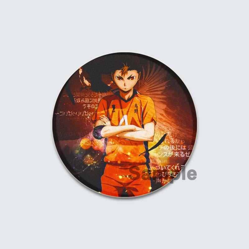32/44/58 мм мультяшные фигурки Кенма Кодзуме, значок аниме Haikyuu!! Броши на рюкзак, одежда, ручная работа, круглые эмалевые булавки для фанатов, ювелирные украшения, подарок