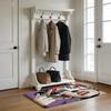 Floor Mat Soft Flannel Rug Non Slip Absorbent Mat for Bathroom Bedroom Home Decor Anime J JoJos Bizarre A Adventure