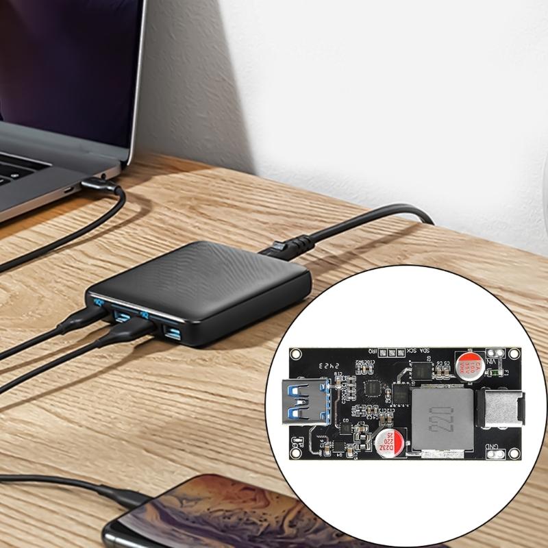 140W Desktop Charging Module Power Delivery Desktop Intelligent Fast Charging Module Heat Reduction Technology