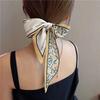 Women Multifunctional Flower Printed Hair Band Headwear Scarves 6.5cm*90cm