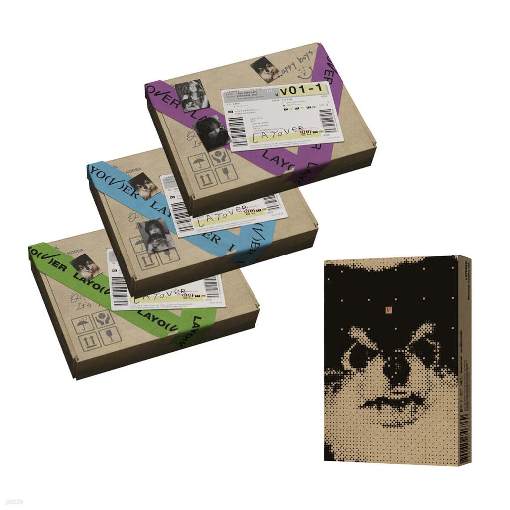 V - Layover [Photobook 3 Types + Weverse Albums Ver. SET]