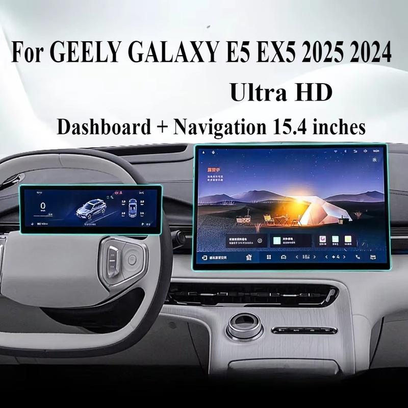 Закаленное Стекло Для GEELY GALAXY E5 EX5 2025 Внутренний Навигационный Развлекательный Медиа Сенсорный Центральный Дисплей Экран Защитная Пленка