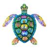 Metal Sea Animal Wall Decoration Colorful Turtle Fish Seahorse Crab