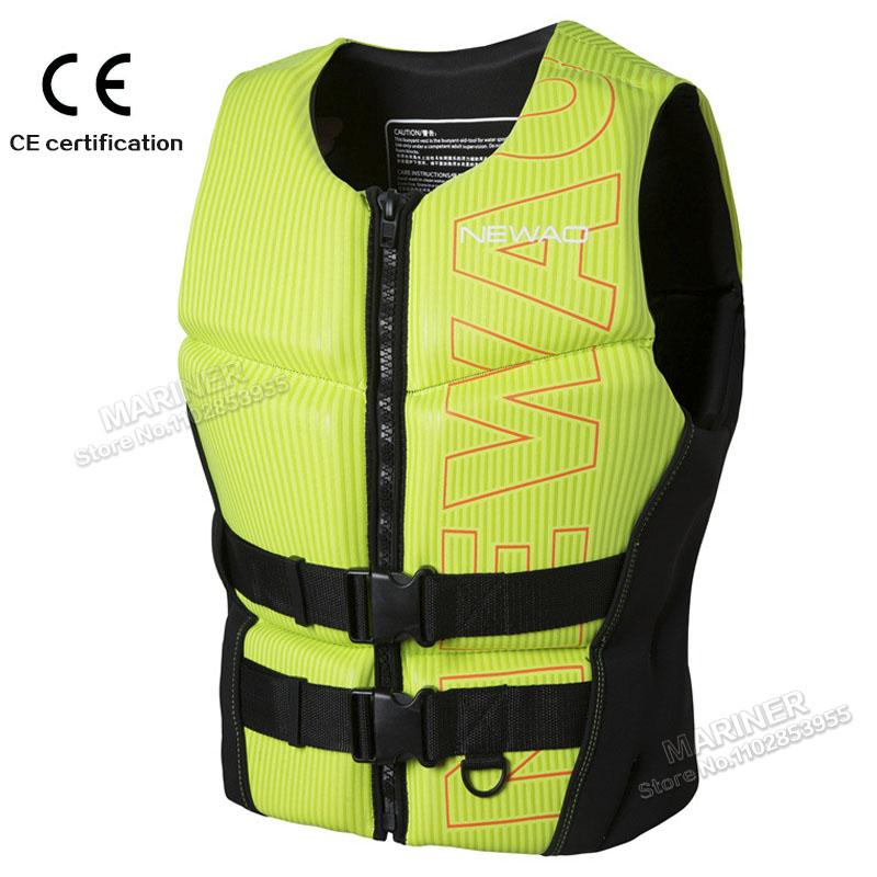 Страховочный жилет Wakesurf Comp Vest, одобрен CE, неопреновый спасательный жилет для вейк-серфинга, но отлично подходит для всех других видов водного спорта