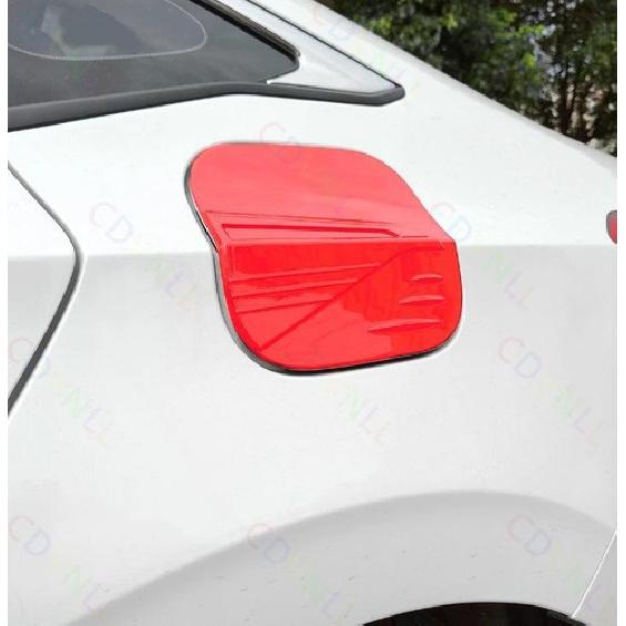 Gas Tank Cap Cover Fuel Filler Cover For Honda Civic 11th - Bright Red