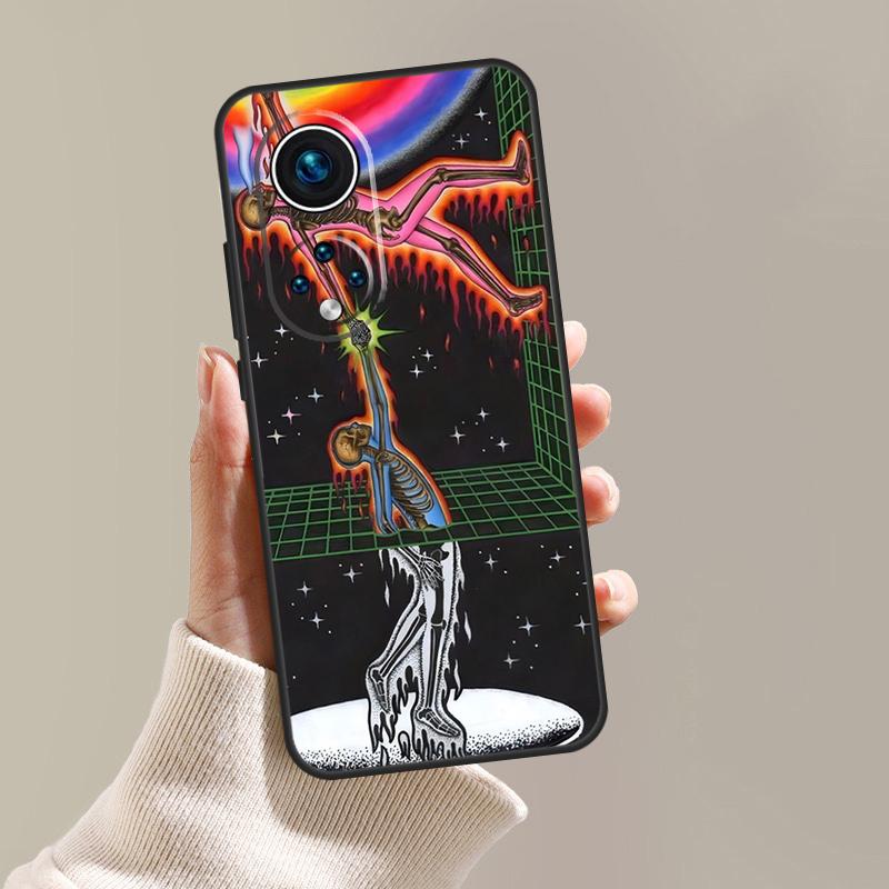 Духовный Триповый Психоделический Чехол Для Honor Magic 5 6 7 8 Pro 200 400 Lite 50 70 90 Win RT X8c X8b X9a X9b X9c X9d Обложка