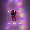 LED Colorful Ladder String Lights Santa Claus Climbing Ladder Christmas Decoration Tube Lights for Holiday Setup