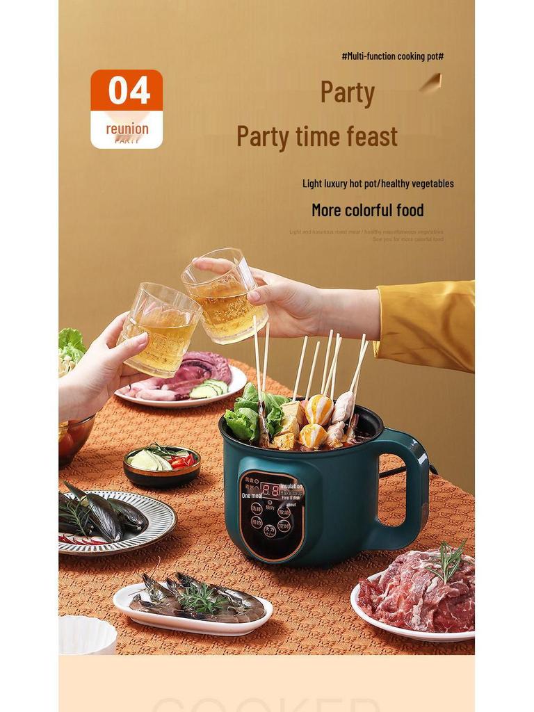 Многофункциональная мини-электроплита с антипригарным покрытием для общежитий и домов