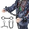 Halloween Party Plastic Chain Horror Props Haunted House Decoration Supplies Prisoner Costume Cosplay Accessories Fake Chains