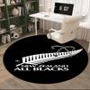 Englang Rugby Rose Emblem Round Rug for Livingroom,Bedroom, Palyroom, Chair Rug, Area rug, Circle Carpet, Fan Christmas gift