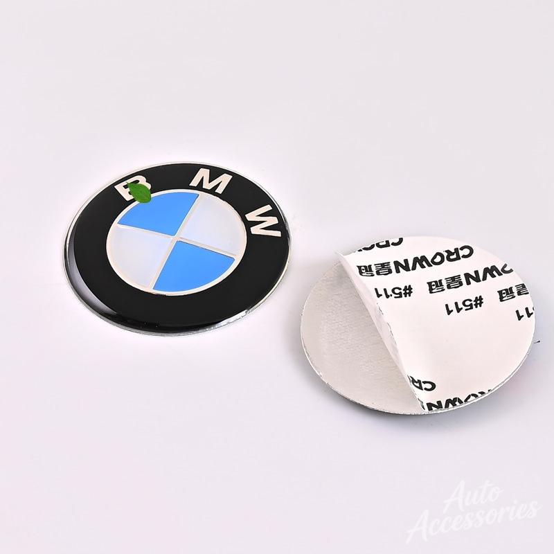 BAD1 45MM Car Steering Wheel Stickers Styling Decorate Decal For BMW M Power Motorsport Emblem Badge Decals Auto Interior Accessories DQ0