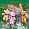 Soft Short Delightful Fur Bear Plush Keyring Perfect For Couples And Gifts Adorable