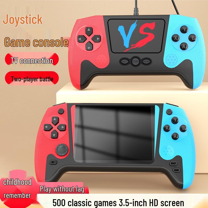 2025 HD Портативная игровая консоль: Большой экран, возможность подключения к телевизору, двойные ручки, 3,5-дюймовая портативная ретро-аркада