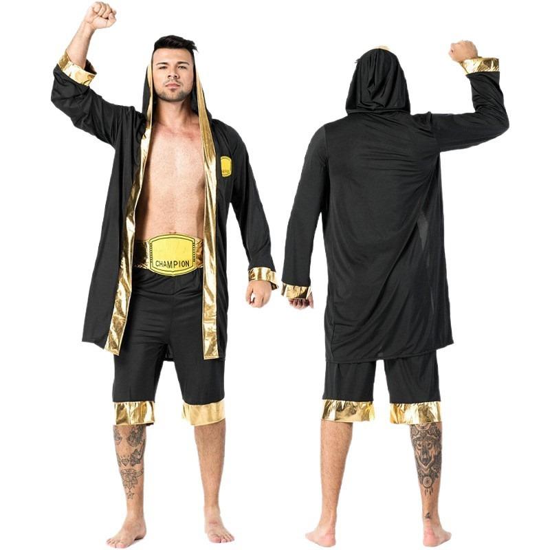 Костюм боксера для пары на Хэллоуин, профессиональный костюм для выступлений, тренировочный костюм для единоборств Санда