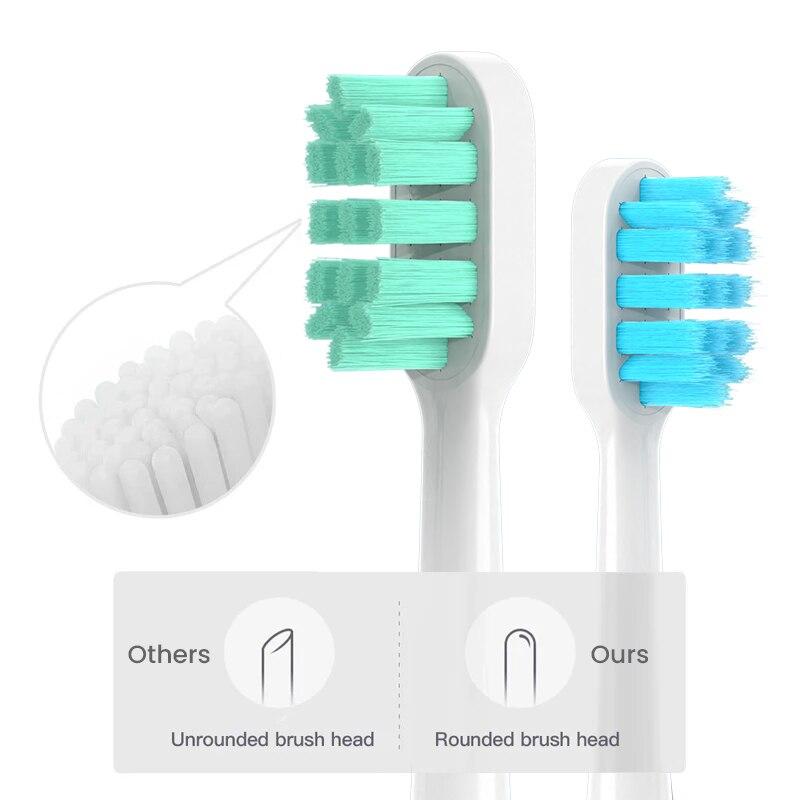 Replacement Brush Heads For Xiaomi Mijia T300/T500/T700 Sonic Electric Toothbrush Soft Bristle Nozzles