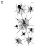 Fake Tattoo Easy To Use Eco-friendly Waterproof Sweat-proof Fun Body Art Tool Lightweight Halloween Spiderweb Body Sticker for Party