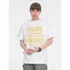Wassup Trendy Brand Distressed Inkjet Letter T-Shirt Short-Sleeved Men's Summer Loose Casual Couple Round Neck Half-Sleeved Top