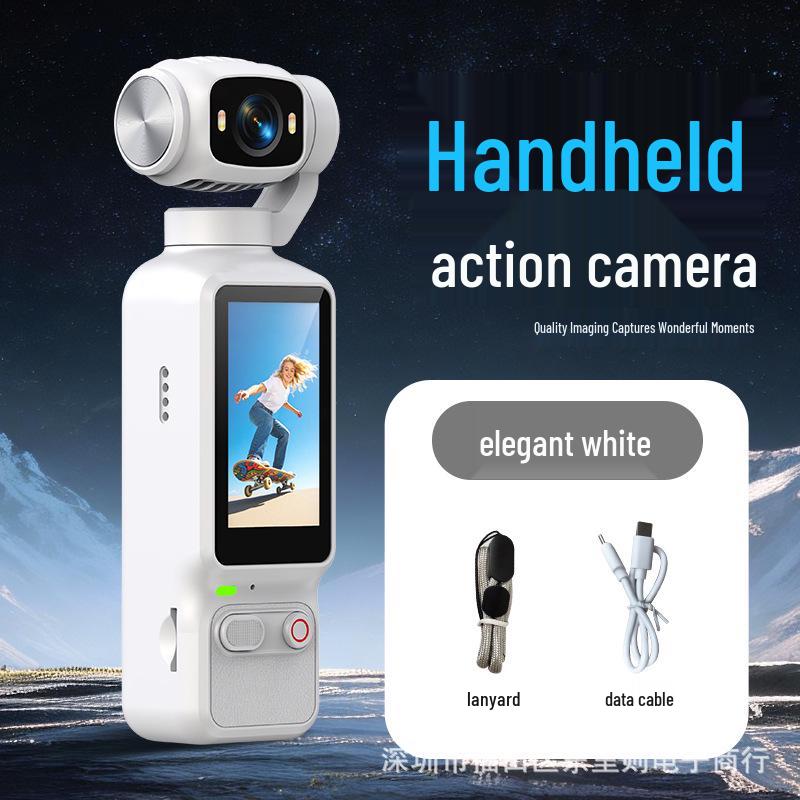 New Anti-Shake WiFi Sports Camera Handheld Recorder with Vlog Strap for Cycling