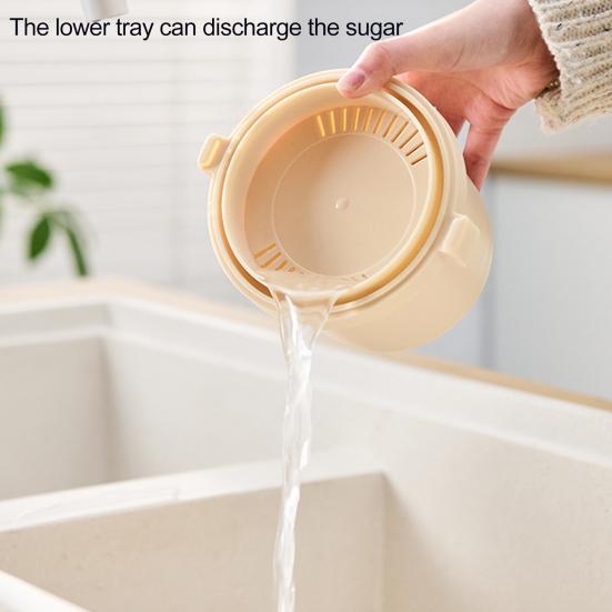 Микроволновая рисоварка пластиковая пароварка без бисфенола А с запирающейся крышкой для рассыпчатого риса 585 мл контейнер для овощей, пригодный для микроволновки