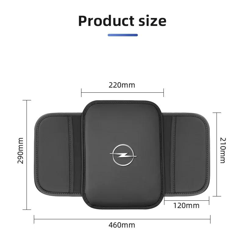 AAHG1 Car Armrest Box Mat Cushion Storage Bag For Opel Astra H G J Insignia Mokka Zafira Corsa Vectra C D Antara Combo Accessories