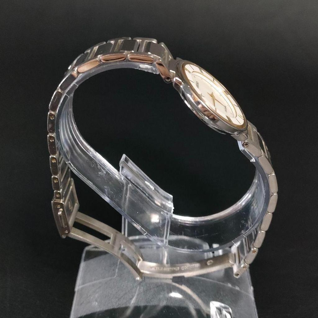 [USED] SEIKO Exceline 4J40 White Gold Quartz