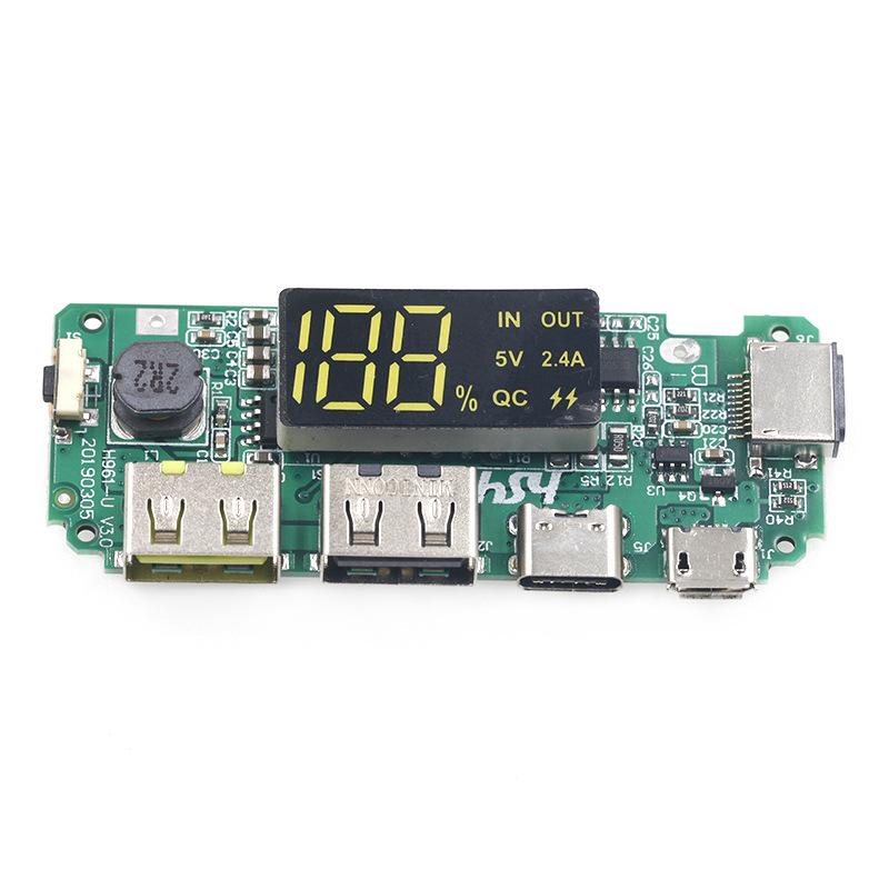 Светодиодный двойной USB 5 В 2,4 А Micro/Type-C USB мобильный блок питания 18650 модуль зарядки литиевая батарея плата зарядного устройства защита цепи