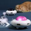 Pet Electronic UFO Smart Funny Cat Turntable Toy Интеллектуальная забавная игрушка для кошек с вращающейся палкой для игры в кошки, вращающаяся игрушка для кошек с автоматической очисткой