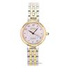 L Classic Two Tone Stainless Steel Mother Of Pearl Dial Eco-Drive EM0996-84Y Women's Watch
